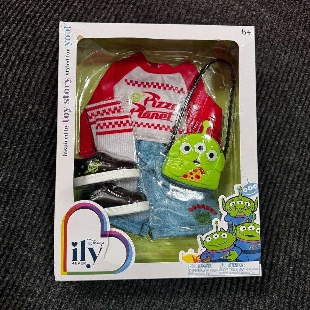 New! DISNEY ILY 4EVER‎ MONSTERS INC SULLEY FASHION PACK Pizza Planet Aliens